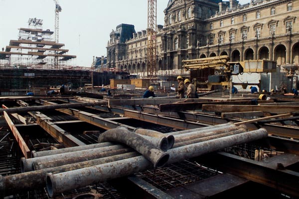 Chantier du Grand Louvre