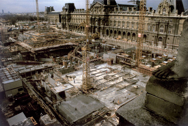 Chantier du Grand Louvre