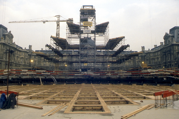 Chantier du Grand Louvre