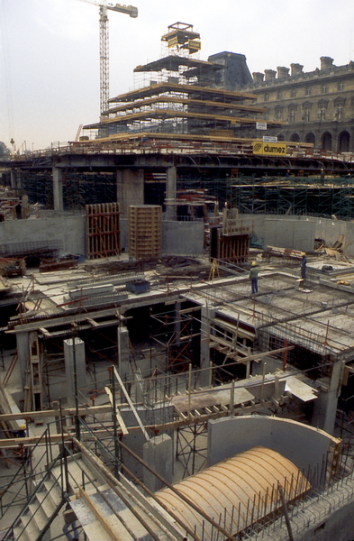 Chantier du Grand Louvre