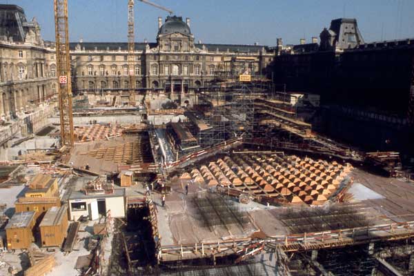 Chantier du Grand Louvre