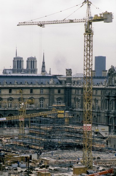 Chantier du Grand Louvre