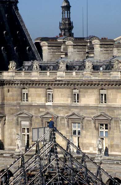 Chantier du Grand Louvre