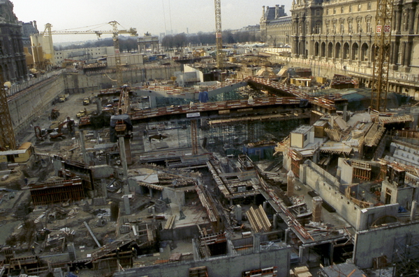 Chantier du Grand Louvre