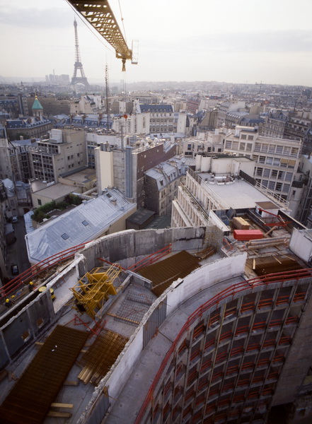 Paris, avenue Montaigne, chantier - 01