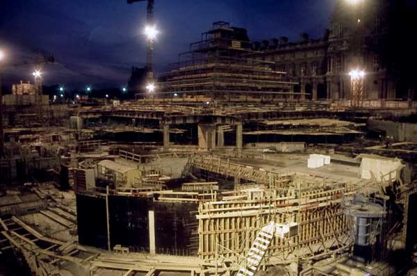 Chantier du Grand Louvre