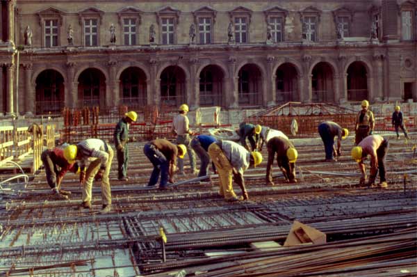 Chantier du Grand Louvre