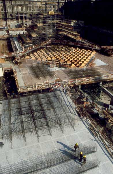 Chantier du Grand Louvre