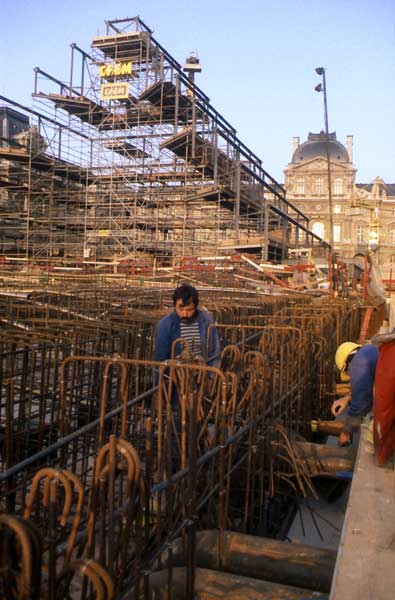 Chantier du Grand Louvre