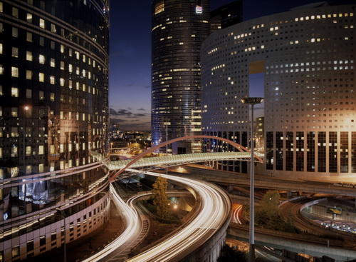 (La D&eacute;fense de nuit) Photographies d&rsquo;architecture